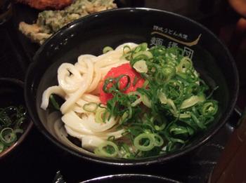 めんたいしょうゆ、ネギは勝手に大盛りに